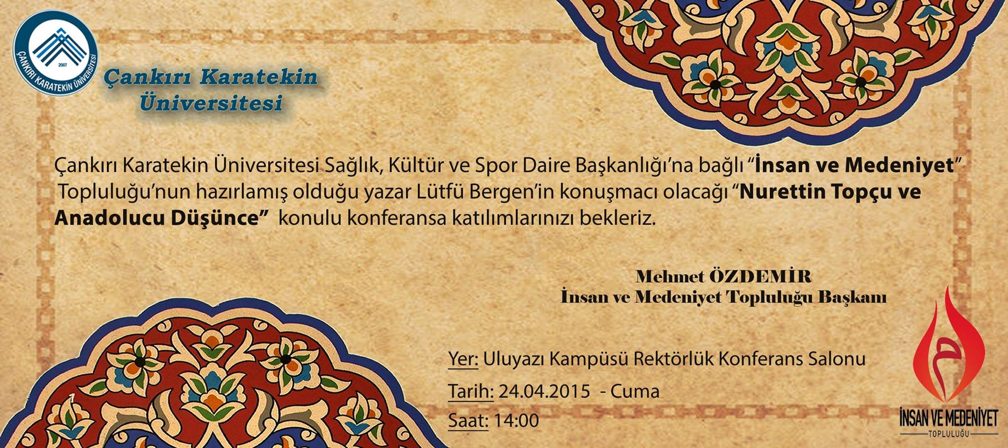 NURETTİN TOPÇU VE ANADOLUCU DÜŞÜNCE