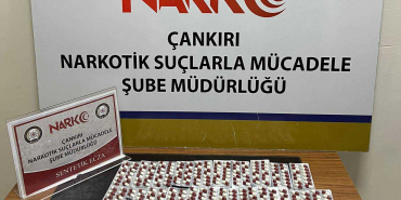 2093 adet sentetik ecza hapı ele geçirildi