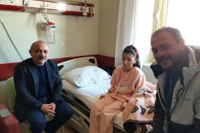 Başkan Esen, enkazdan kurtarılan Hanım’ı ziyaret etti