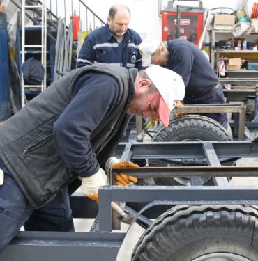 Belediye, taşınabilir banyo, tuvalet ve mutfak üretimine başladı