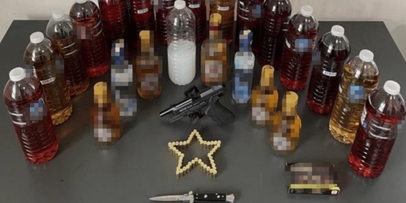 Çankırı’da kaçak alkol ve silah ele geçirildi