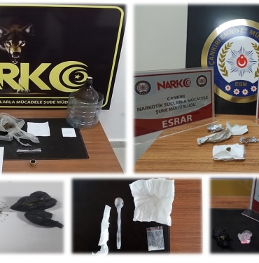 Çankırı’da uyuşturucu madde ele geçirildi