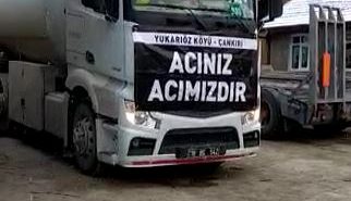 Çankırı’dan 25 bin litre akaryakıt desteği