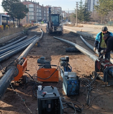 ÇASKİ son beş yılda 87 bin metre hat döşedi