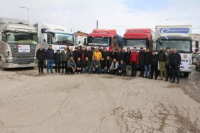 ÇATSO ve Borsa, yardım tırlarını yola çıkardı