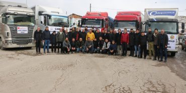 ÇATSO ve Borsa, yardım tırlarını yola çıkardı