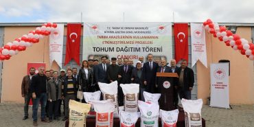Çiftçilere 742 ton hububat tohumluğunun dağıtımı başladı