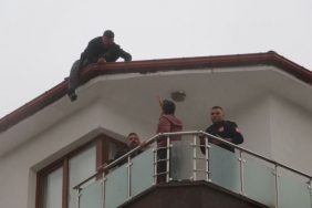 İntihara teşebbüs eden şahıs uzun süre sonra ikna edildi