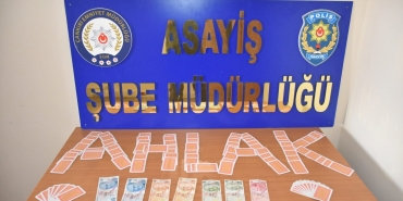 Kumar oynayanlara suçüstü yapıldı