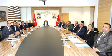 Vali Taşolar, siyasi parti il başkanlarını ağırladı